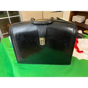 BOSCA Old Leather Partner’s Briefcase - Black - Excellent Cond. w/ Key